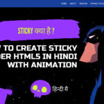 Sticky-Header-Html5