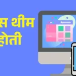What is WordPress theme in Hindi